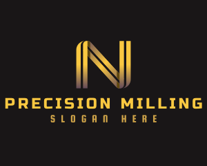 Milling - Industrial Steel Contractor logo design