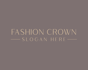 Luxury Fashion Brand logo design