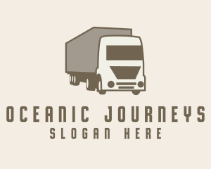 Logistics Trailer Truck Logo