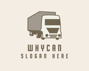 Logistics Trailer Truck Logo