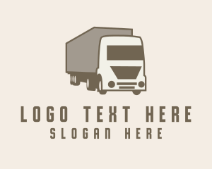 Trailer - Logistics Trailer Truck logo design