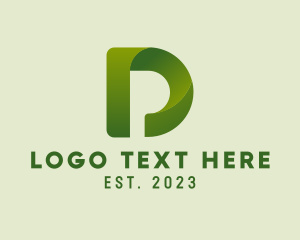 Modern Digital Letter D  logo design