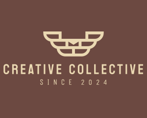 Creative Brick Wings logo design