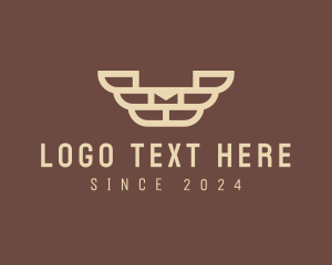 Brick - Creative Brick Wings logo design