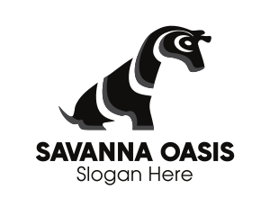 Savanna - Wild Zebra Stuffed toy logo design