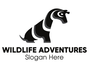 Madagascar - Wild Zebra Stuffed toy logo design