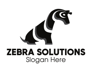 Zebra - Wild Zebra Stuffed toy logo design