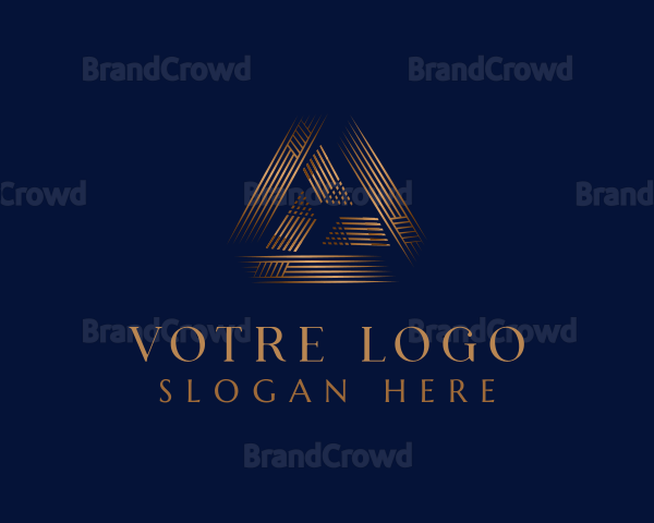 Luxury Premium Triangle Logo