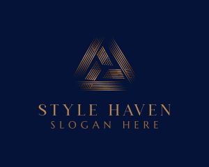 Luxury Premium Triangle Logo