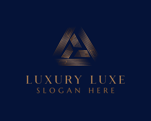 Luxury Premium Triangle logo design