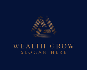 Luxury Premium Triangle logo design