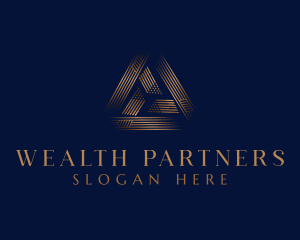 Luxury Premium Triangle logo design