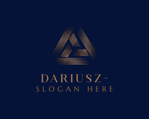 Investement - Luxury Premium Triangle logo design