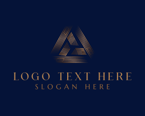 Luxury Premium Triangle Logo