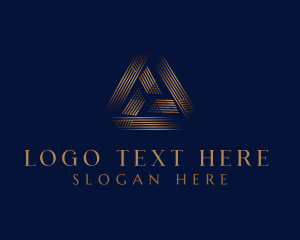 Luxury Premium Triangle Logo