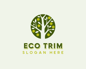 Nature Eco Tree logo design