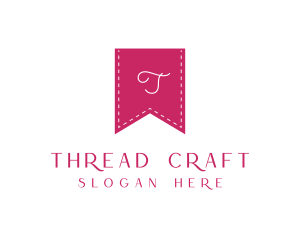 Stitching - Stitch Thread Ribbon logo design