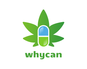 Medical Marijuana Pill Capsule Logo