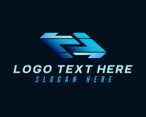 Blue - Fast Arrow Logistics logo design