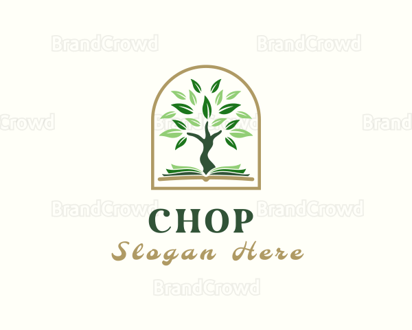 Tree Book Learning Logo