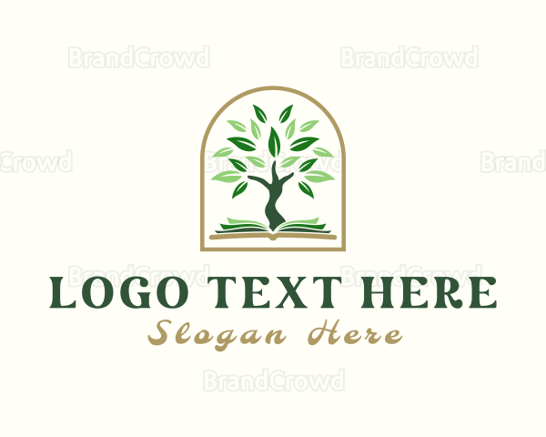 Tree Book Learning Logo