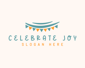 Occasion - Party Banner Flag logo design