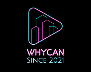 Play - Neon Residential Club logo design