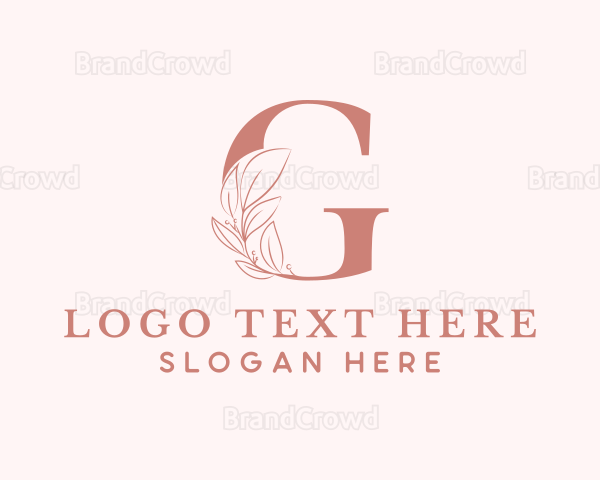 Elegant Leaves Letter G Logo
