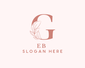 Wedding - Elegant Leaves Letter G logo design