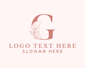 Modern - Elegant Leaves Letter G logo design