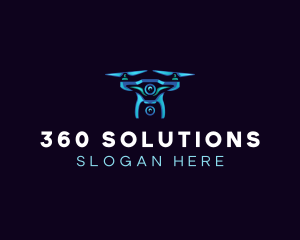 Aerial Photography Drone logo design