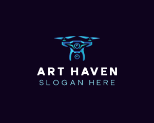 Aerial Photography Drone logo design