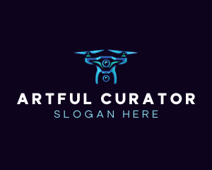 Aerial Photography Drone logo design