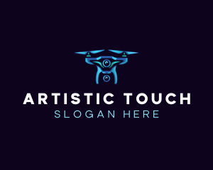 Aerial Photography Drone logo design