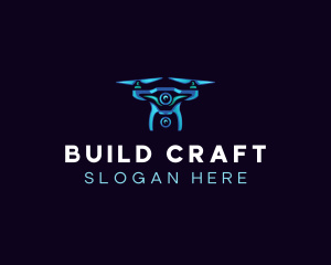 Aerial Photography Drone logo design