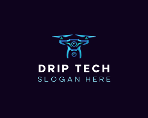 Aerial Photography Drone logo design