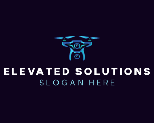 Aerial Photography Drone logo design