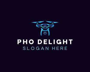 Aerial Photography Drone logo design