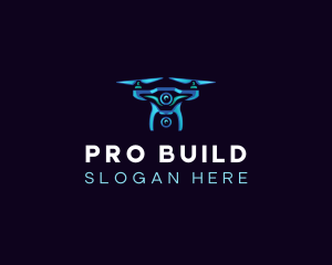 Aerial Photography Drone logo design