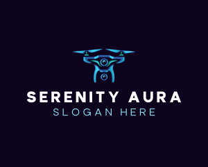 Aerial Photography Drone logo design