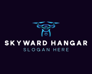 Aerial Photography Drone logo design