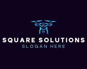 Aerial Photography Drone logo design