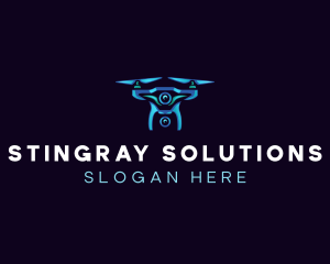 Aerial Photography Drone logo design