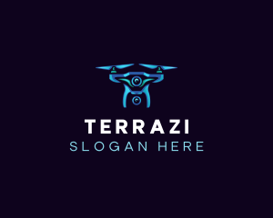 Aerial Photography Drone logo design