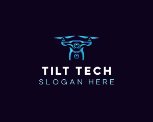 Aerial Photography Drone logo design