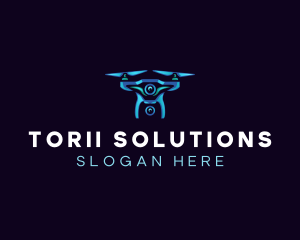 Aerial Photography Drone logo design