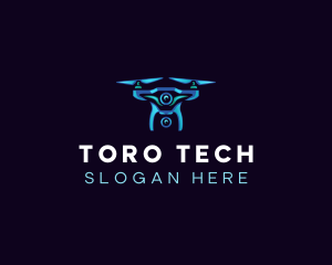 Aerial Photography Drone logo design