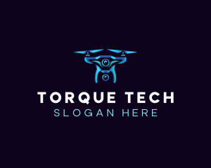 Aerial Photography Drone logo design