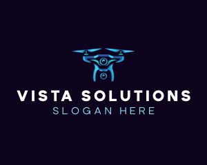 Aerial Photography Drone logo design