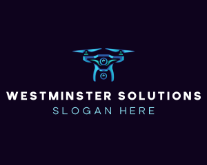 Aerial Photography Drone logo design